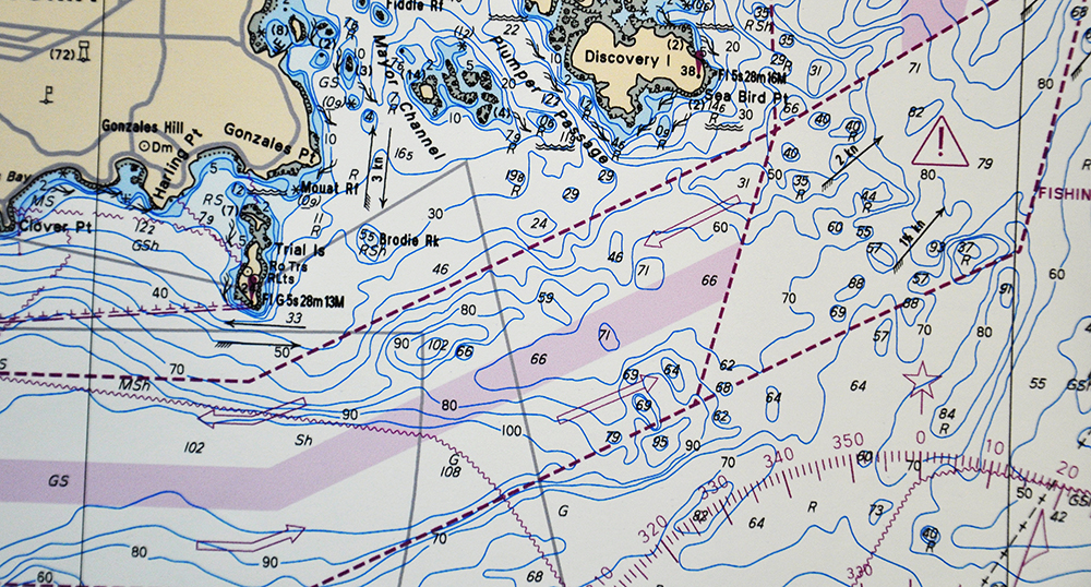 Burrard Inlet Depth Chart